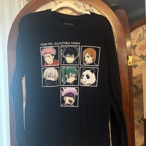 Tokyo Jujutsu High Long Sleeve Shirt - Black